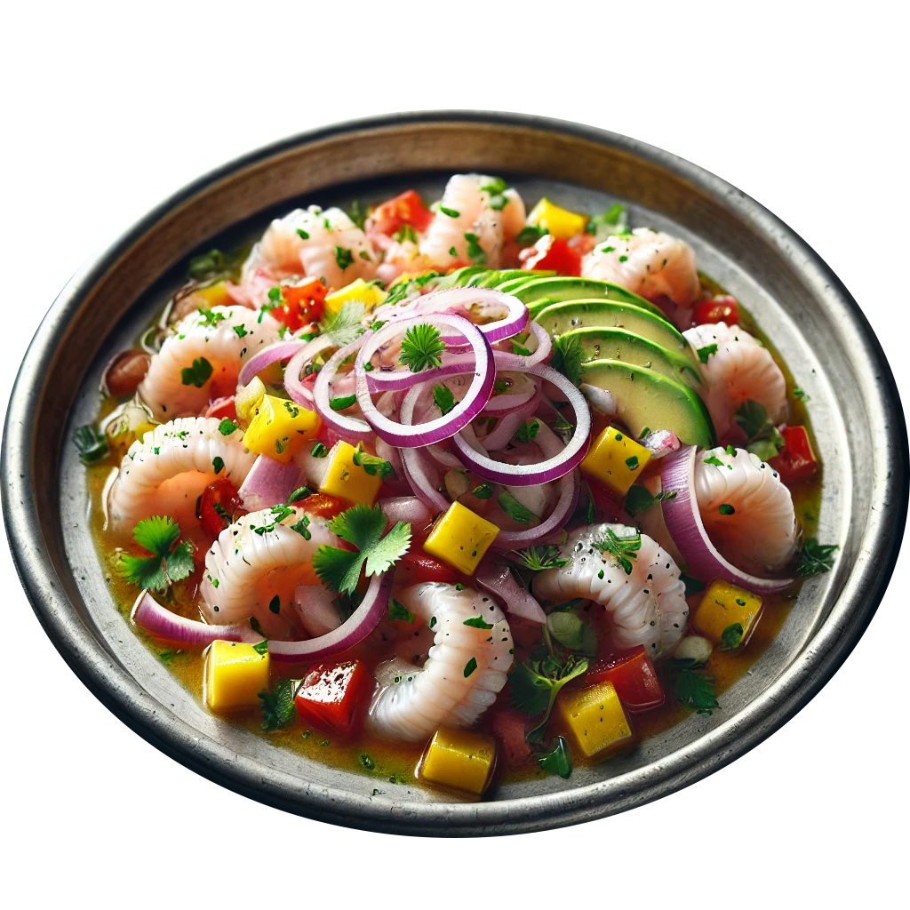 1. | DAY 0 - WELCOME DINNER - APPITIZER - FRESH MANGO CONCH CEVICHE