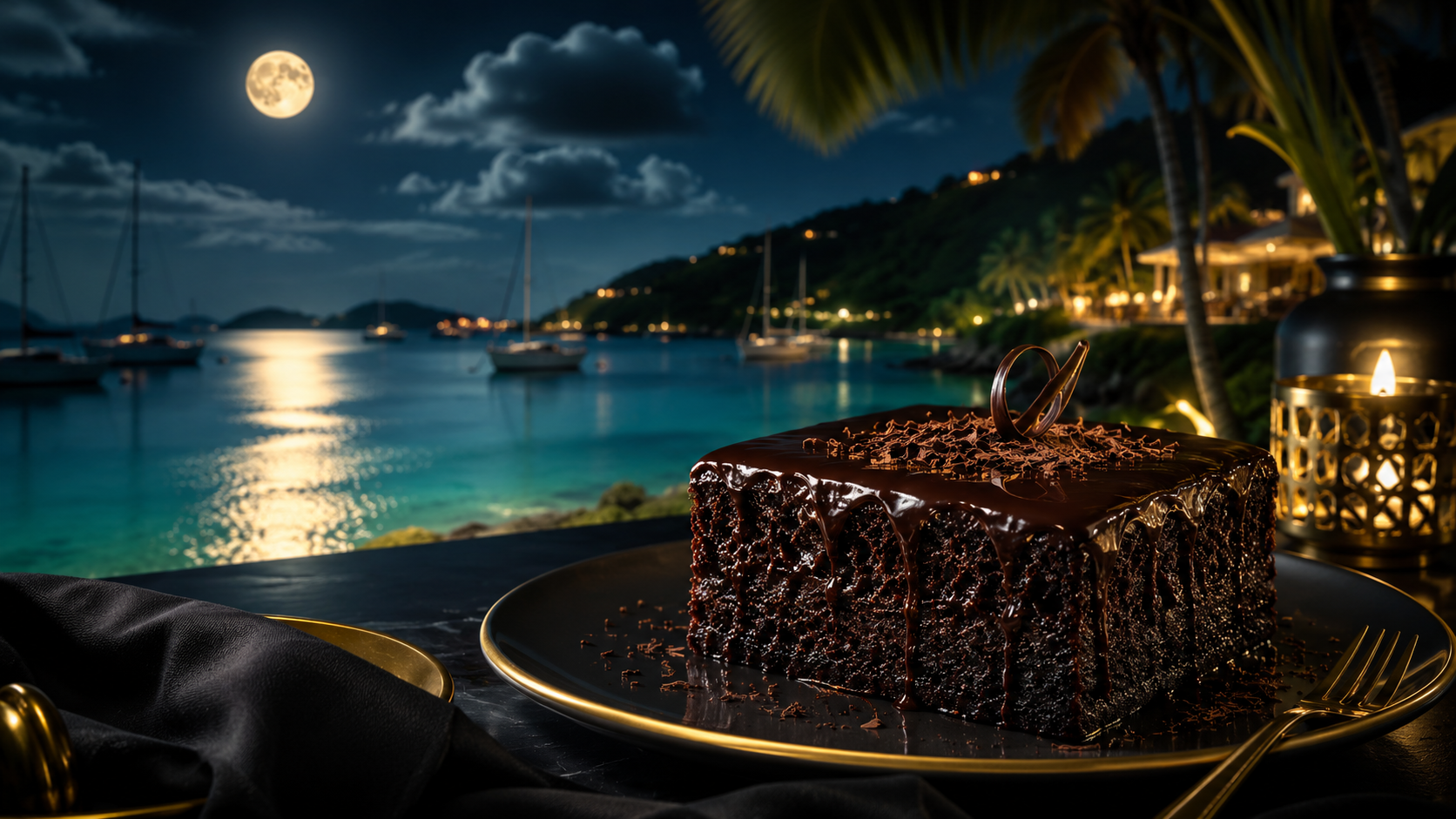 9. | DAY 0 | TORTOLA | DESERT | CHOCOLATE MILK CAKE