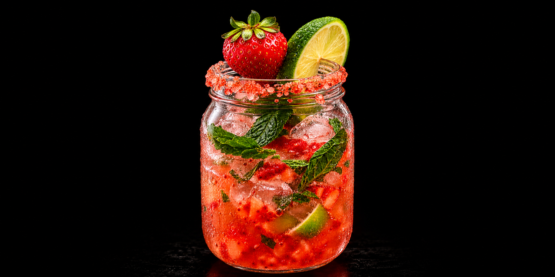 1. | DAY 0 | DINNER | DRINKS | STRAWBERRY CAIPIRINHA